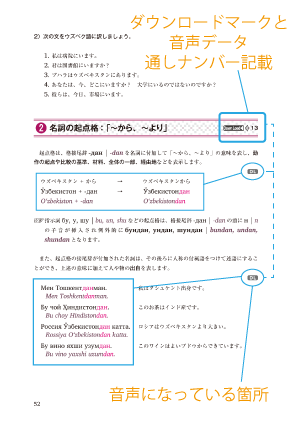 大学のウズベク語説明画像